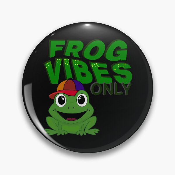 Item preview, Frog, frog vibes designed and sold by PoppyPurple.