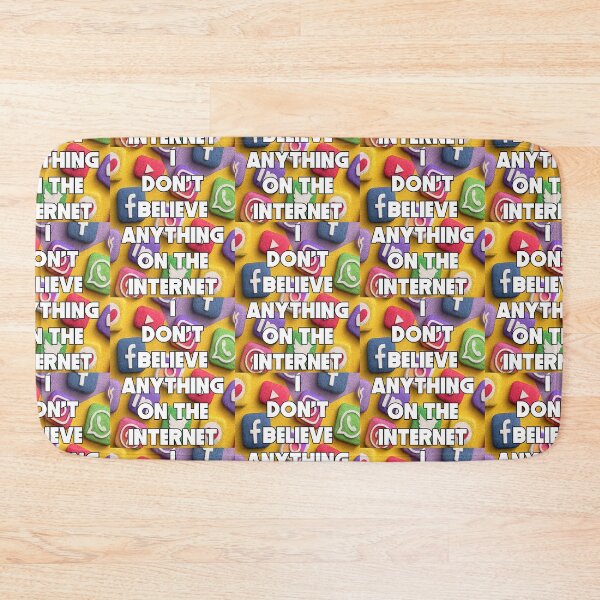 Item preview, I Don’t Believe Anything on the Internet | Cynical Social Media Dystopia Design designed and sold by Ignorant-Artist.