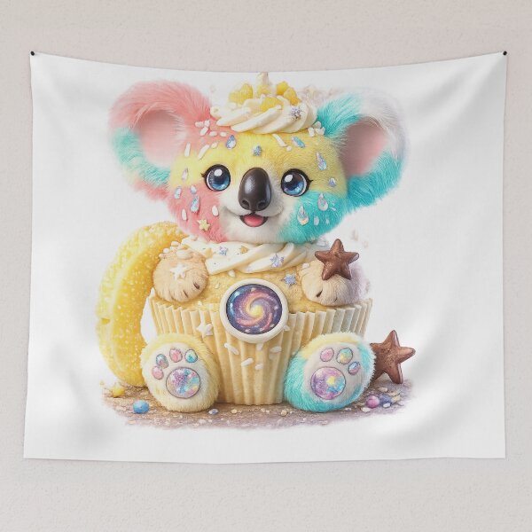 Item preview, Tropical Nebula Hug | Cosmic Cupcake Critter | Summer Portal Collection High Vibz designed and sold by highvibz72.