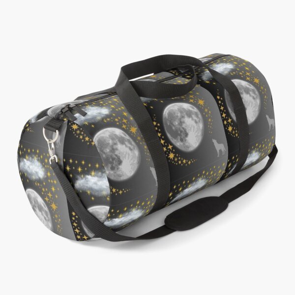 Item preview, Moonlit Wolf & Golden Stars Aesthetic | Celestial Night Sky Design designed and sold by Sparklers-123.