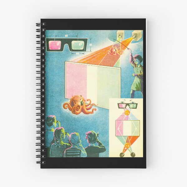 Item preview, Soviet Retro Russian 3D Glasses Octopus Projection Diagram designed and sold by Maljonic.