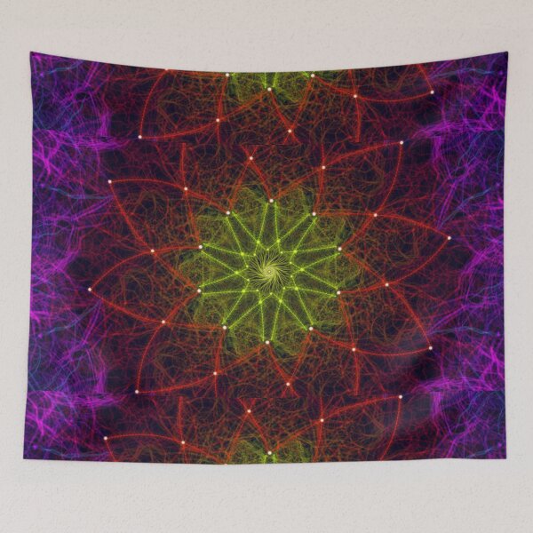 Item preview,  Neon Fractal Bloom designed and sold by EsmArtUniverse.