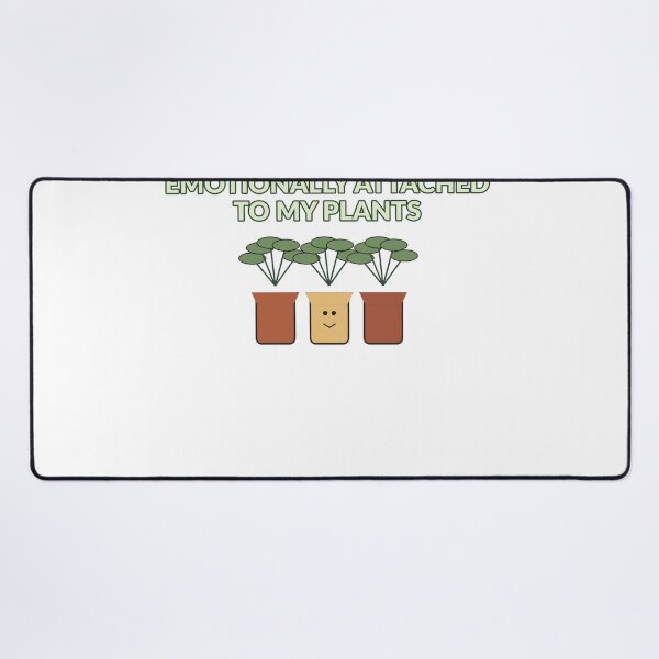 Item preview, Emotionally Attached to My Plants - Cute Plant Lover Design designed and sold by Cozy Oddities Studio.