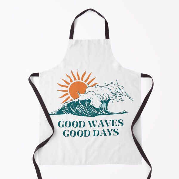 Item preview, Good Waves Good Days -- Vintage Ocean Sunset Design designed and sold by InkVibe Design.