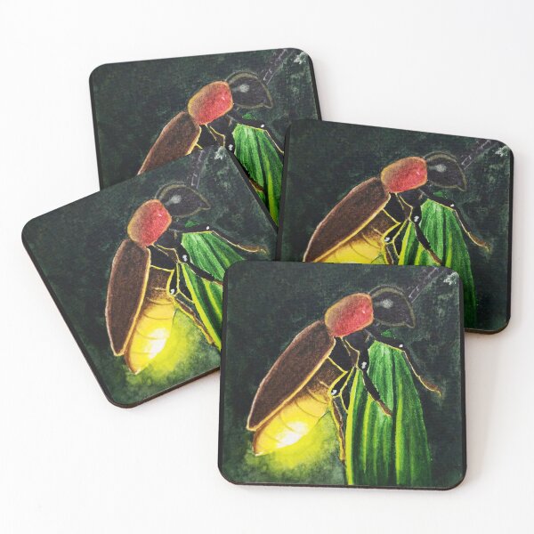 Item preview, Firefly - hand-painted with watercolor. designed and sold by Greitas.