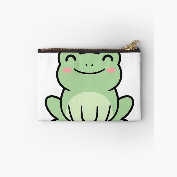Item preview, Happy Little Frog Kawaii Animal Illustration designed and sold by Osmose-Studio.