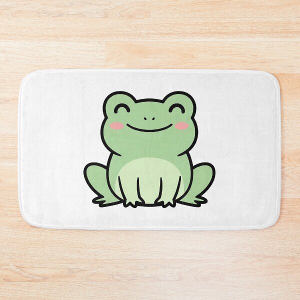 Item preview, Happy Little Frog Kawaii Animal Illustration designed and sold by Osmose-Studio ⭐⭐⭐⭐⭐.