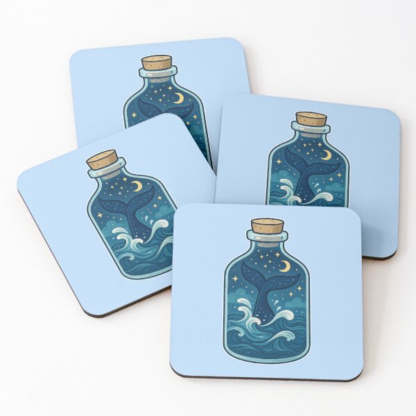 Item preview, Whale Tail in a Bottle designed and sold by MoonlitWhiskers.