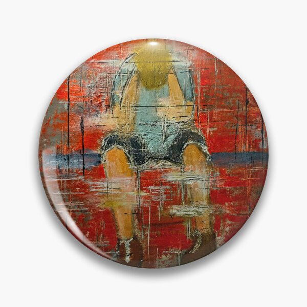 Item preview, A Life Exhausted – Emotional Abstract Figurative Print | Mental Fatigue Artwork designed and sold by Foster Studio Art.
