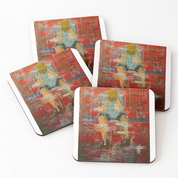 Item preview, A Life Exhausted – Emotional Abstract Figurative Print | Mental Fatigue Artwork designed and sold by Foster Studio Art.