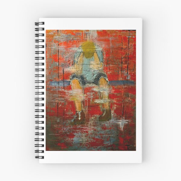 Item preview, A Life Exhausted – Emotional Abstract Figurative Print | Mental Fatigue Artwork designed and sold by Foster Studio Art.
