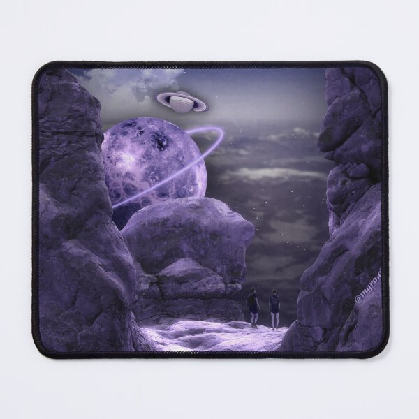 Item preview, Hiking in space. Blue designed and sold by mgro-art.