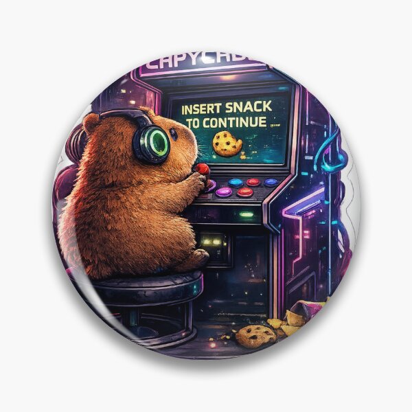 Item preview,  Capybara Gaming Cartoon Design designed and sold by Aramdesing.