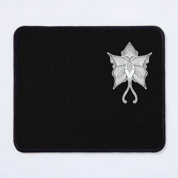 Item preview, Gothic Vampire Flower Tattoo "Night Nature" - Minimalist Illustration designed and sold by LamichArt.