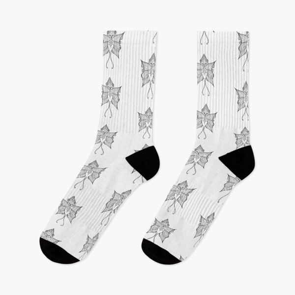 Item preview, Gothic Vampire Flower Tattoo "Night Nature" - Minimalist Illustration designed and sold by LamichArt.
