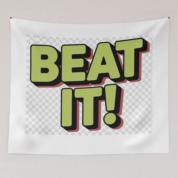 Item preview, Cartoon Green Typography - Colorful Pop Lettering designed and sold by AnimeShin.