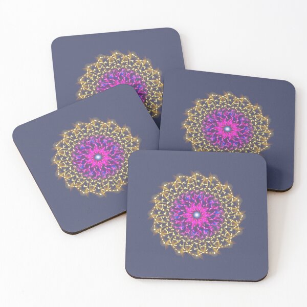 Item preview, Electric Flower - Symmetrical Color Infusion designed and sold by EsmArtUniverse.