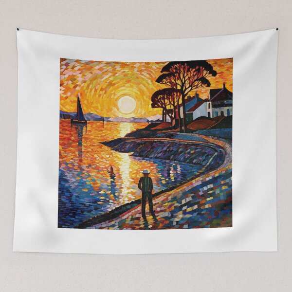 Item preview, Sunset stroll designed and sold by ZeusGallery.