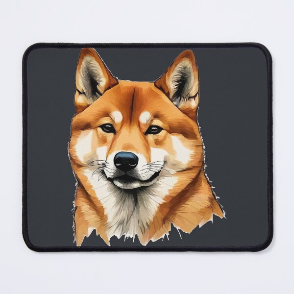 Item preview,  Geometric Shiba Inu Art – Modern Pet Art designed and sold by Tklezardesigns.