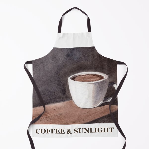 Item preview, Minimal Coffee Art – First Sunlight Morning Brew Aesthetic | Dark Brown Design designed and sold by Tsveti_watercolors.