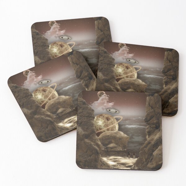 Item preview, Hiking in space. Gold designed and sold by mgro-art.