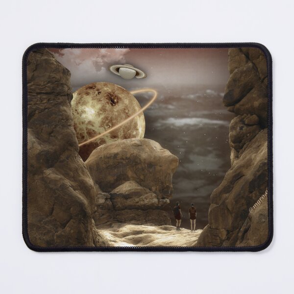 Item preview, Hiking in space. Gold designed and sold by mgro-art.
