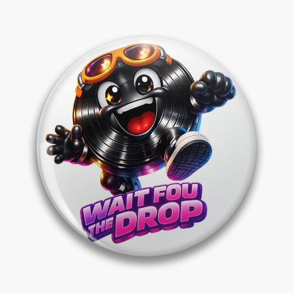Item preview, Wait For The Drop Rave Vinyl designed and sold by  ZenRave Designs.