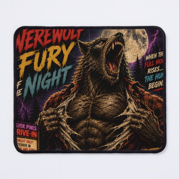 Item preview, Werewolf Ripped Shirt Retro Horror Art | Werewolf Fury of the Night Full Moon Design designed and sold by The Confluence.