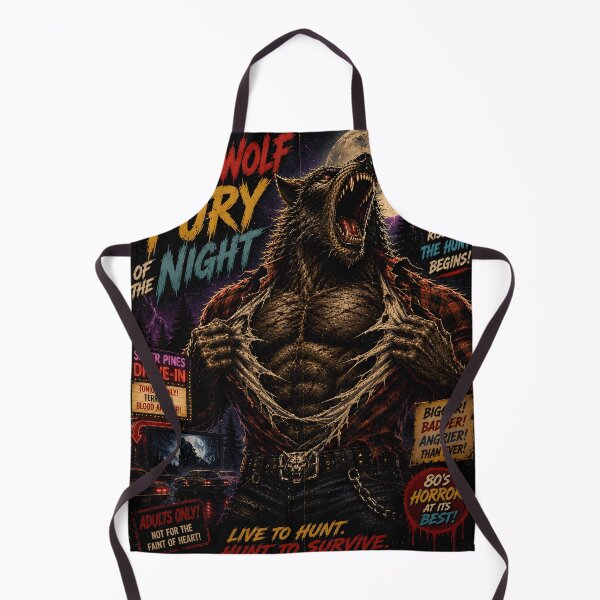 Item preview, Werewolf Ripped Shirt Retro Horror Art | Werewolf Fury of the Night Full Moon Design designed and sold by The Confluence.