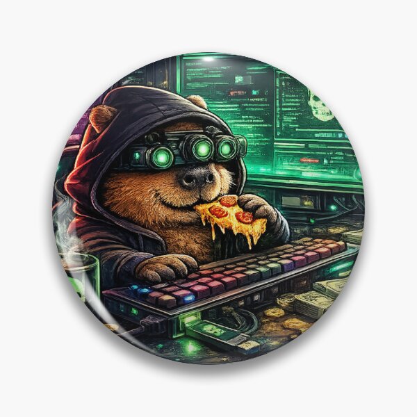 Item preview, Capybara Gaming Cartoon Design designed and sold by Aramdesing.