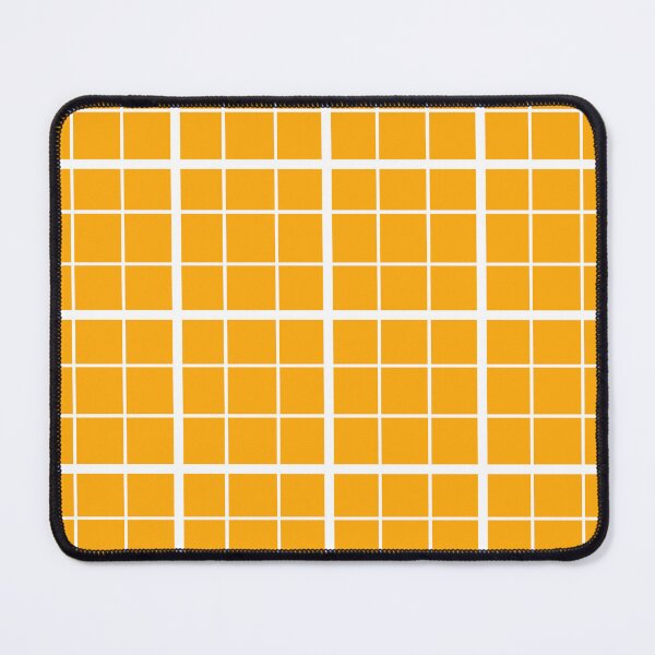 Item preview, Yellow and White Grid Windowpane Check Design  designed and sold by PatternTitan.