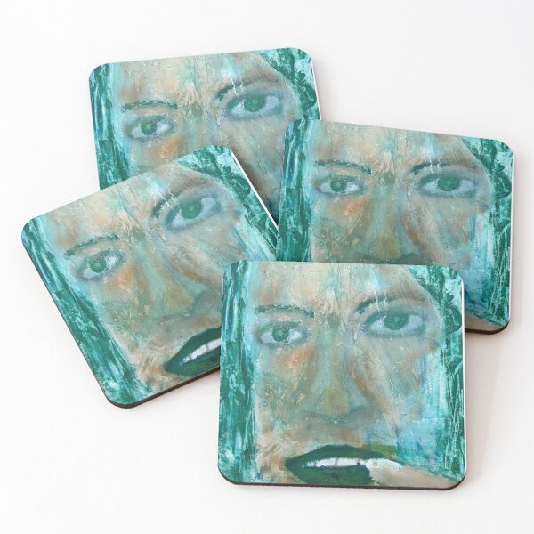 Item preview, Verde – Expressive Green Portrait designed and sold by Foster Studio Art.