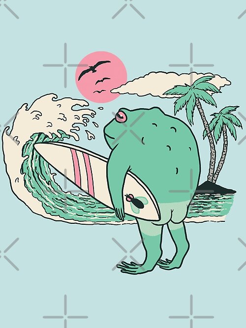 Vista previa del artículo con la obra «Boggy Beach», diseñado y vendido por wytrab8.