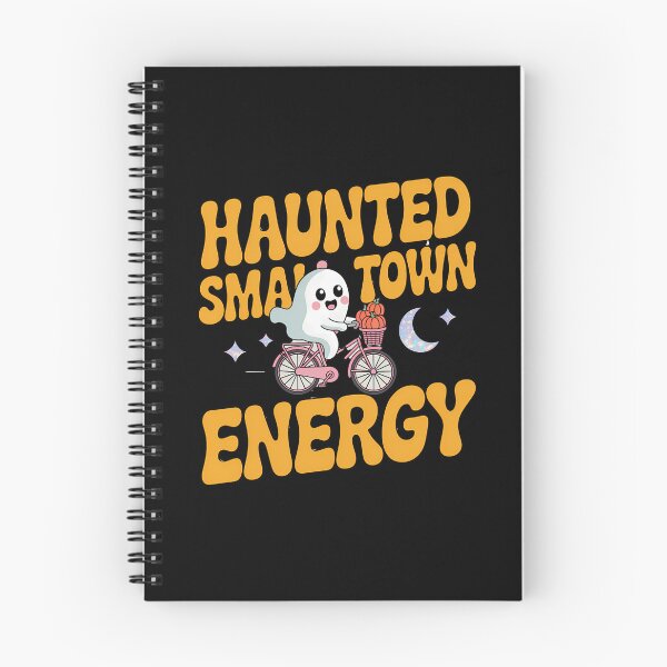 Item preview, Haunted Small Town Energy Cute Ghost Halloween Design designed and sold by Raw Tigers.