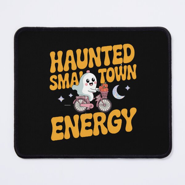 Item preview, Haunted Small Town Energy Cute Ghost Halloween Design designed and sold by Raw Tigers.