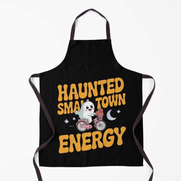 Item preview, Haunted Small Town Energy Cute Ghost Halloween Design designed and sold by Raw Tigers.