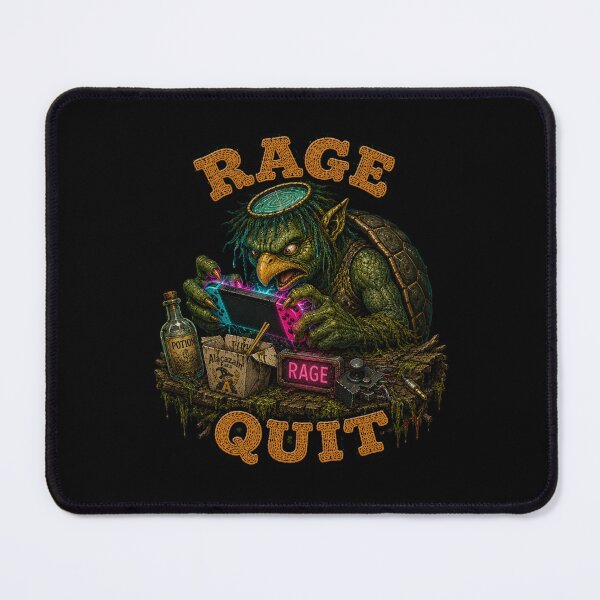Item preview, Funny Kappa Gamer Rage Quit Untangling WFH Retro designed and sold by Mythic Ink Studio.
