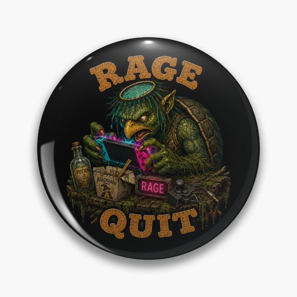 Item preview, Funny Kappa Gamer Rage Quit Untangling WFH Retro designed and sold by Mythic Ink Studio.