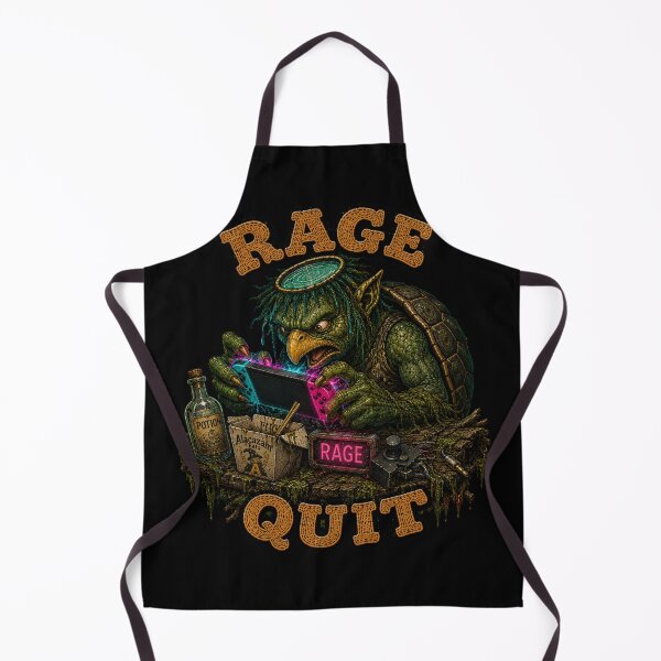 Item preview, Funny Kappa Gamer Rage Quit Untangling WFH Retro designed and sold by Mythic Ink Studio.
