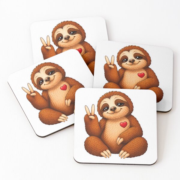 Item preview, Sloth Peace designed and sold by Nicole DeAngelis Art .