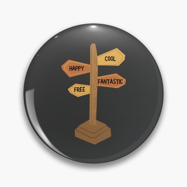Item preview, Positive Signpost Quote Sticker Transparent Background designed and sold by NadDot.