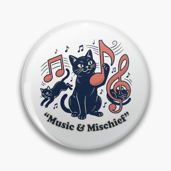 Item preview, Mischief Music Cat designed and sold by MizzSmill.