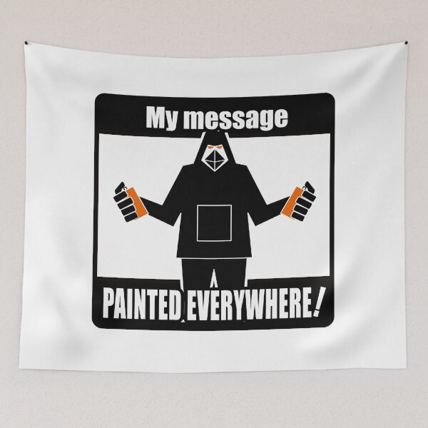 Item preview, Urban Graffiti Artist Silhouette — Street Art Design designed and sold by R-T-Gracie.