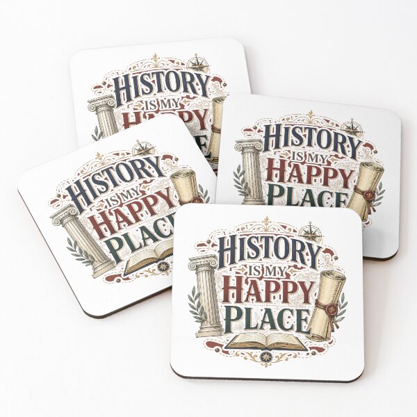 Item preview, History Is My Happy Place Teacher Gift Design designed and sold by ArtsyExplorer.