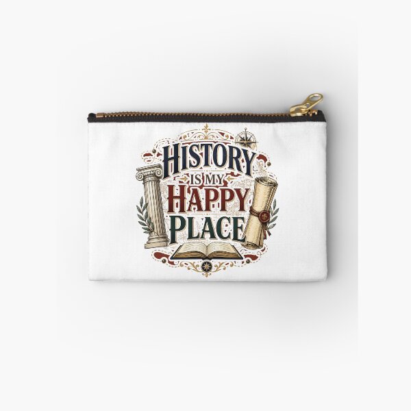 Item preview, History Is My Happy Place Teacher Gift Design designed and sold by ArtsyExplorer.