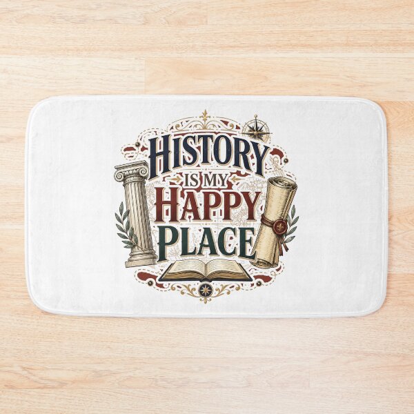 Item preview, History Is My Happy Place Teacher Gift Design designed and sold by ArtsyExplorer.