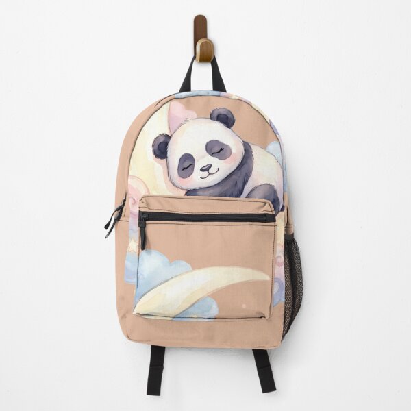 Item preview, Cute Sleeping Panda Crescent Moon Watercolor designed and sold by ArtdesignsA.
