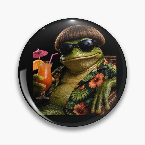 Item preview, Funny Frog Bob Haircut Meme designed and sold by Majerdesign.