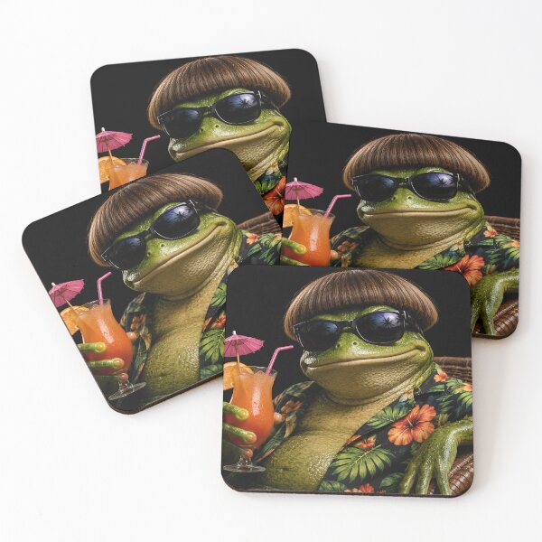 Item preview, Funny Frog Bob Haircut Meme designed and sold by Majerdesign.