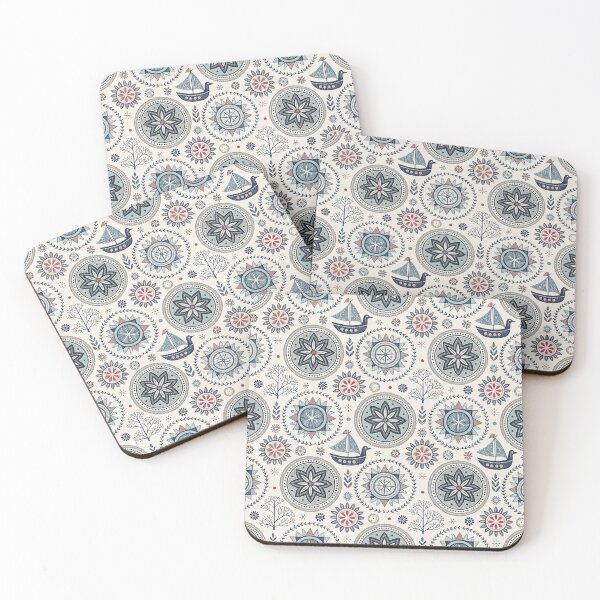 Item preview, Nordic Folk Rosettes | Scandinavian Folk Geometry designed and sold by Shuga-Design.
